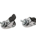Small Threaded Stem Caster Wheels With Easy Lock Soft TPE Rubber Swivel Casters For Quick Room Fixes Rock Solid Design close-up.