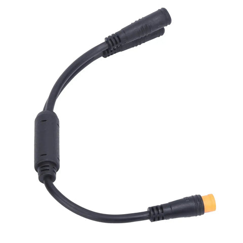 Electric Scooter Y Splitter Cable Adapter With High Current Capacity For Commuters And Urban Riders, 1 To 2 Wire Connector