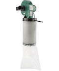 Beast Of A 1-1/2 HP Wall Mount Dust Collector With Canister Filter, Model G0944, Solid Black Finish, for Home Workshops
