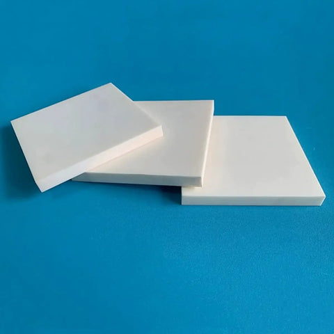 Stacked Lab Grade 99% Alumina Ceramic Sheet Insulator For High Temperature Substrates, 100x100mm Square, 1.5mm Thick Corundum Plate
