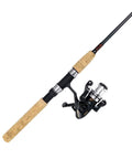 Voyager Spinning Freshwater Travel Kit with six foot graphite rod and reel for camping hiking and quick on the go fishing.