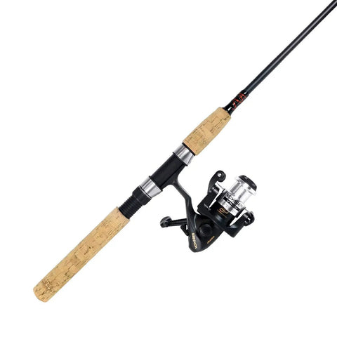 Voyager Spinning Freshwater Travel Kit with six foot graphite rod and reel for camping hiking and quick on the go fishing.
