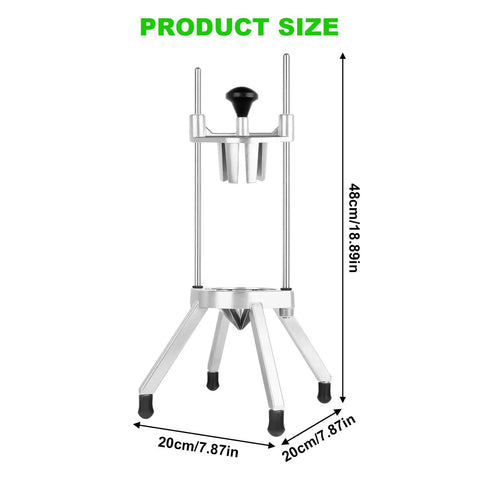 8 Section Citrus Cutter With V Shaped 420 Stainless Steel Blades Heavy Duty Lemon Slicer Wedges, product dimensions