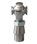 Rock Solid Heavy Duty Rose Joint Rod Ends With M12 Right Thread For Suspension Steering and Linkage Upgrades, silver chromoly joint