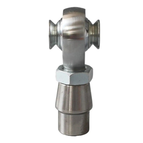 Rock Solid Heavy Duty Rose Joint Rod Ends With M12 Right Thread For Suspension Steering and Linkage Upgrades, silver chromoly joint
