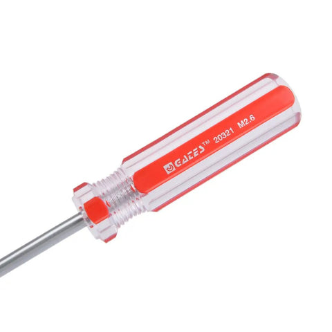 Magnetic U Shaped Spanner Screwdriver Featuring Five Inch Chrome Plated Steel Shaft Hella Durable Construction Designed To Knock It Out Fast On Any Job with a red handle.