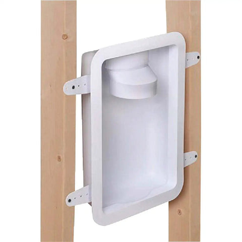 Recessed Dryer Vent Box For Tight Wall Install That Lets Your Dryer Sit Close To The Wall Protects The Duct From Crushing