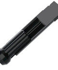 Heavy Duty 7 Spline Tuner Lug Nut Key With Dual Hex 13/16 And 7/8 Inch Sockets showing sleek black finish and detailed design.