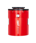 Compact red Air Cooled Color Astronomy Camera With Built In Guide Camera And ASIAir Control All In One 585MC Sensor front view.