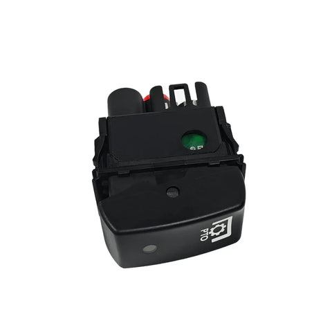 Air Electric Valve Control Switch For Paccar Kenworth PTO Systems Direct Fit OEM Replacement Part With Durable Construction High Torque Power Easy Install For Heavy Duty Trucks black plastic PTO switch
