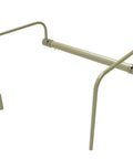 12 Inch Tru Slim Antique Brass LED Picture Light With Adjustable Arm Plug In 2700K Warm White Toggle Switch Sleek Compact Design