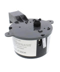 GVD RMA PL 24 VAC Vent Damper Motor 60 Hz 80 mA for HVAC duct systems, precise airflow control, side view showing label and casing