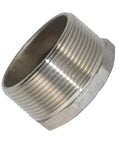 Male To Female NPT Thread Reducer Adapter Bushing For Pipe Fittings Stainless Steel 304 Heavy Duty High Pressure Up To 150 Psi Two Inch By One And One Half Inch Connector