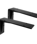 Heavy Duty Rustic Shelf Brackets Built Like A Tank With Rugged Iron For Knockout Industrial Wall Mount Support Farmhouse Black Metal L Brackets