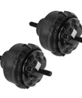 Premium Front Engine Mount Pair Set Compatible With Chevy GMC 4.2L L6 Trailblazer Envoy 2002 To 2009 heavy duty rubber mounts