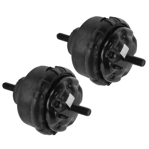 Premium Front Engine Mount Pair Set Compatible With Chevy GMC 4.2L L6 Trailblazer Envoy 2002 To 2009 heavy duty rubber mounts