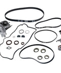 Heavy Duty Timing Belt Kit Thermostat Water Pump For 2.2L L4 Dohc Engine Meets Factory Specs 9091603090 includes belts, pump, seals