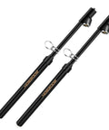 GODESON dual-head pencil tire pressure gauge, black metal body, pack of 2, 10–150 PSI.