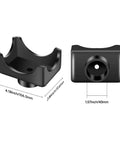 Built Tough Bottle Jack Axle Adapter Lifting Saddle For 12 Ton Bottle Jacks, steel axle saddle dimensions front and side view
