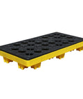Leakproof Spill Containment Pallets With Modular Polyethylene Platforms And Stackable Trays for oil drums and paint buckets, heavy duty