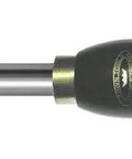 High Caliber Three Quarter Inch Bowl Gouge For Woodturning Lathe Projects Built Tough With Black Ash Handle and Heavy Duty Brass Ferrule.