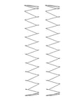 Two Pack Stainless Steel Trapezoidal Flat Wire Compression Springs For Industrial Machinery, High Strength, Easy Install, Space Saving Spare Parts Set