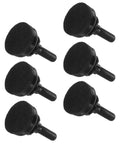 Heavy Duty Adjustable Furniture Leveler Feet Set Of 6 In Carbon Steel With Anti Slip Pads And T Shaped Nuts For Height Adjustment Perfect For Leveling Tables Desks Workbenches And Other Furniture set, black