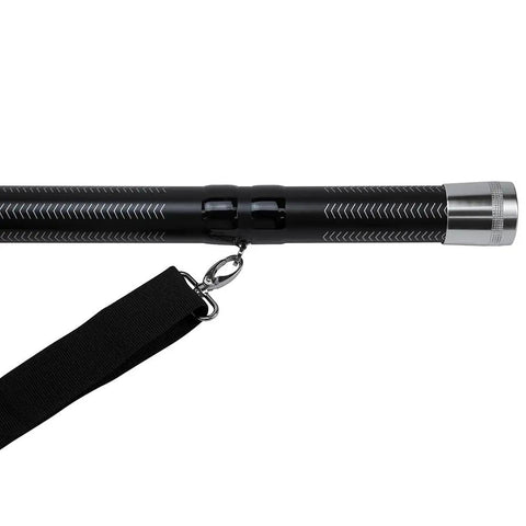 Telescopic Pole Wire Spanner Plus Extends To Eighteen Feet In Ten Seconds With Friction Twist Lock black enamel finish close-up
