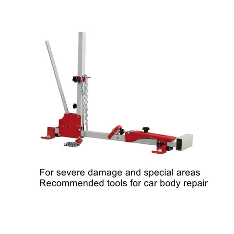Pro Grade Sheet Metal Dent Repair Tool Set For Auto Body Shaping And Paintless Dent Removal, Durable Car Body Correction Puller, red metal frame