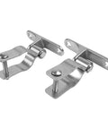 Hardcore 304 Stainless Steel Gate Hinges 2 Pack Heavy Duty Pipe Brackets Fit 35mm for barn doors and garden gates.