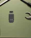 Heavy Duty Black Stainless Steel Concealed Toggle Latches For Toolbox And Suitcase With Weather Resistant Protection and Sturdy Metal Draw Buckle Closure That Holds Tight During Rough Use on a work surface with tools.