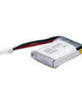 4 Pack 3.7V 250mAh LiPo Battery Set With MX2.0 Plug And 4 Port USB Charge Board for small RC aircraft side view