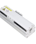 Precision Built Heavy Duty Electric Linear Stage Actuator Delivering Smooth 100mm Stroke Aviation Aluminum Body with slide rail guide.