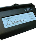 Ultra Portable 1X5 Backlit Lcd Signature Capture Pad With Usb Power And Built Tough Design for easy biometric doc signings.