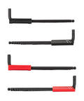 Ball End Hex L Key Set 28 Piece With Inch And Metric Sizes shown in black and red holders on white background