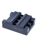 Pro Grade Heavy Duty Self Centering Bench Vise With Raised Height Parallel Jaws For Lathes And Pipe Clamping, black steel construction.