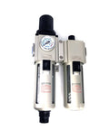 Preparation Unit For GA Series GAFC Combination FR.L With GAFC400 Valve Assembly, Three Eighths And One Half Inch Ports