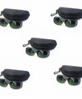 Top Shelf Hella Tough IPL Hair Removal Goggles Featuring OD5 Plus UV400 Lens Protection Complete Five Pack Bundle with cases.