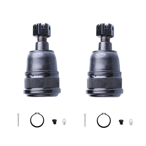 2Pcs Front Lower Ball Joints For Honda CRV 2002 2006 Replacement Set shown with pins and clips