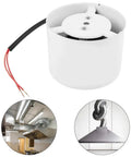 Pro Level 100mm Inline Duct Fan Whispers Silently While Pulling Smoke Directly Out From Kitchen Or Shop Grease Fume Ventilation Unit, white steel housing.