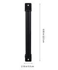 Black Cast Iron Cabinet Pulls And Handles Set For Doors Gates Fence Garage Closet Indoor Outdoor Use Rustic Tough As Nails