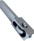 Get That Crazy Smooth Shiny Mirror Finish On Your Mini Lathe Fast With This Heavy Duty Roller Ball Burnishing Tool, close-up view showing 20mm shank.