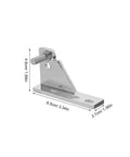 Heavy Duty Refrigerator Door Hinge Kit Zinc Alloy Four Pack For Busy Commercial Kitchens With Corrosion Resistance 8mm Axle For Freezer And Fridge Doors Low Noise Operation And Easy Maintenance, 8.5cm hinge shown
