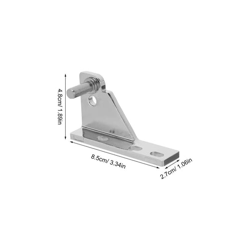 Heavy Duty Refrigerator Door Hinge Kit Zinc Alloy Four Pack For Busy Commercial Kitchens With Corrosion Resistance 8mm Axle For Freezer And Fridge Doors Low Noise Operation And Easy Maintenance, 8.5cm hinge shown