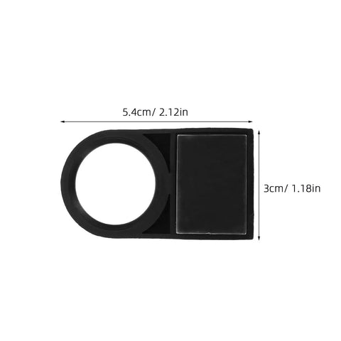 Plastic Push Button Switch Notice Sign Pack 50Pcs Pro Grade Black 22mm Round Opening For Electrical Equipment On Machinery Control Panels And Emergency Exit Signs Easy To Install, 5.4cm x 3cm