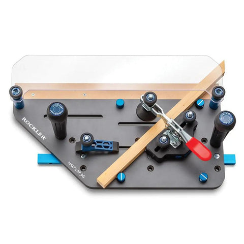 Top view of Half Lap Jig For Woodworking That Makes Tight Clean Joints Easy On Any Router Table Portable Durable Pro Grade Precision Sled