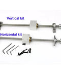 Solid T8 Lead Screw Kit For 3D Printers And CNC Gear Sets Include Horizontal Vertical 100mm To 800mm Trapezoidal Rod With Copper Nut Seat For Smooth High Precision Motion Control, vertical and horizontal kits