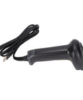 Handheld Barcode Scanner 2D Code Reader, Wired Universal QR And Barcode Scanner For Android, side view with USB cable visible.