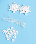 RC Helicopter Landing Training Gear Kit With Sponge Balls And Carbon Fiber Rods Floating Holder Pro Grade with hubs