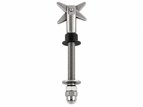 Tough As Nails Heavy Duty X Head Toggle Bolts For Hollow Wall Drywall Anchor Fasteners M8X150mm Pack Of 4 isolated on white background.